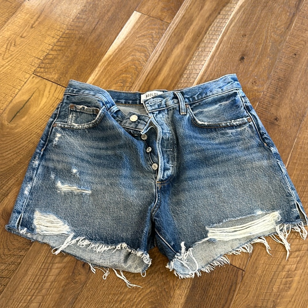 Like new agolde high rise shorts
